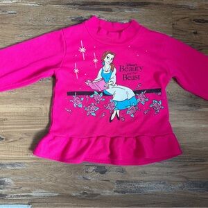 Vintage 90s Disney Fuchsia Beauty and the Beast Top
